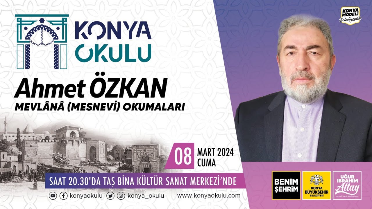 MEVLÂNÂ (MESNEVİ) OKUMALARI – Ahmet ÖZKAN – 08.03.2024 | TurkArama Motoru | Sağlık ve Günlük Yaşam için Pratik Bilgiler